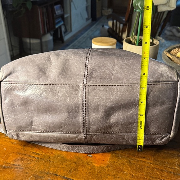 HOBO Large Shelia Gray Crossbody Bag - Picture 7 of 15